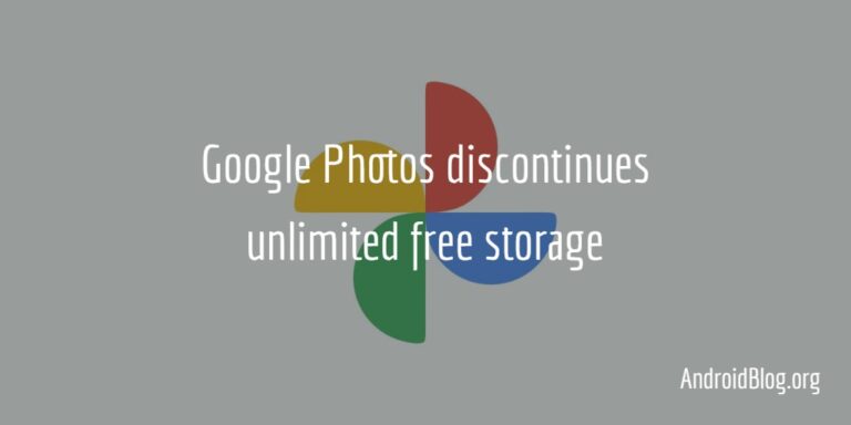 Google Photos discontinues unlimited free storage